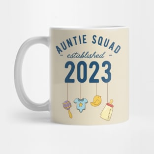 Auntie Squad 2023 New Aunt Baby Design Mug